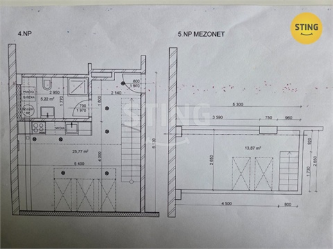 Pronájem bytu 2kk, 45 m² - 10