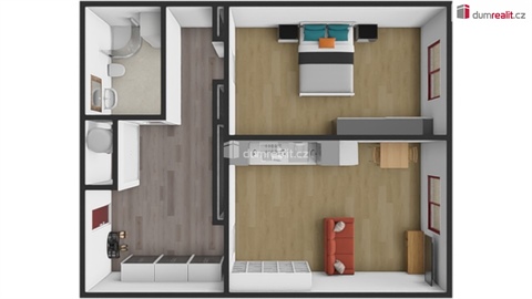 Pronájem bytu 2kk, 60 m² - 10