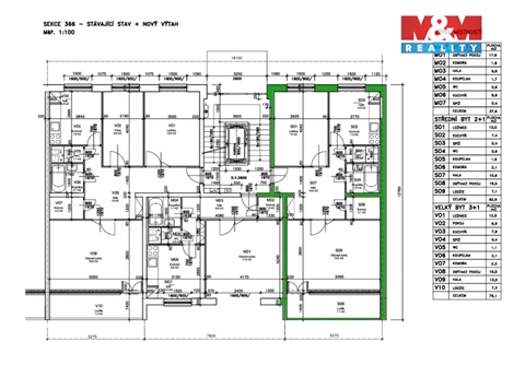 Prodej bytu 2+1, 57 m² - 2