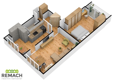 Pronájem bytu 2+1, 63 m² 16