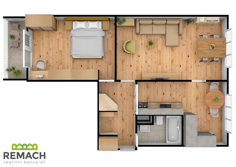 Pronájem bytu 2+1, 63 m² - 16