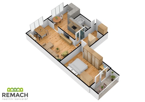 Pronájem bytu 2+1, 63 m² 10