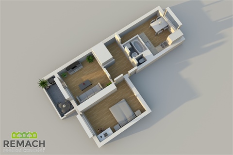 Pronájem bytu 2+1, 57 m² 14