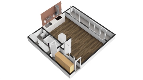 Pronájem bytu 1kk, 33 m² - 8