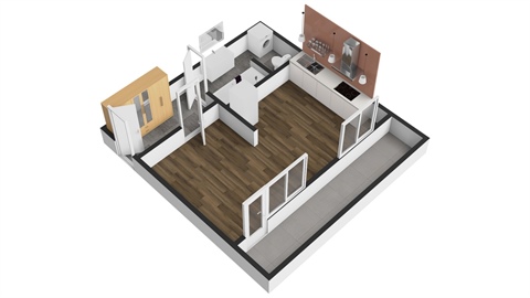 Pronájem bytu 1kk, 33 m² 6