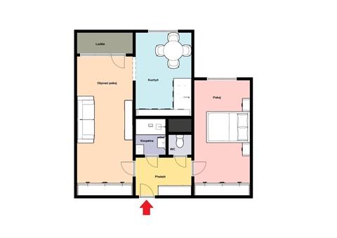 Pronájem bytu 2+1, 60 m² 4