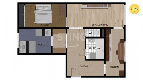 Prodej bytu 3+1, 74 m² 16