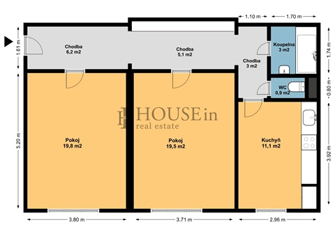 Prodej bytu 2+1, 67 m² 4