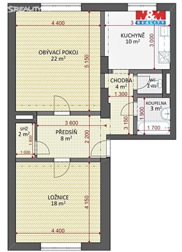 Prodej bytu 2+1, 71 m² 6