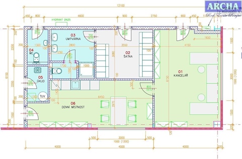 Pronájem skladu / haly, 2 197 m² 2