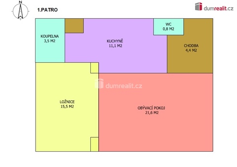 Prodej bytu 2+1, 71 m² 2