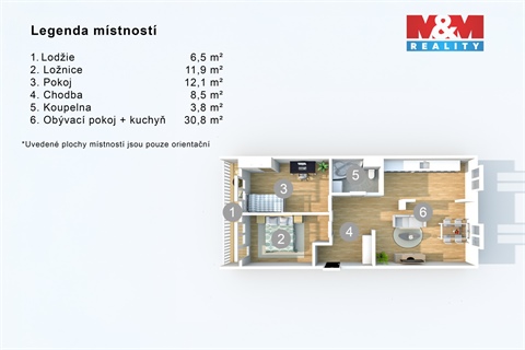 Prodej bytu 3+1, 68 m² - 10