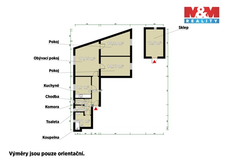 Prodej bytu 3+1, 74 m² - 2