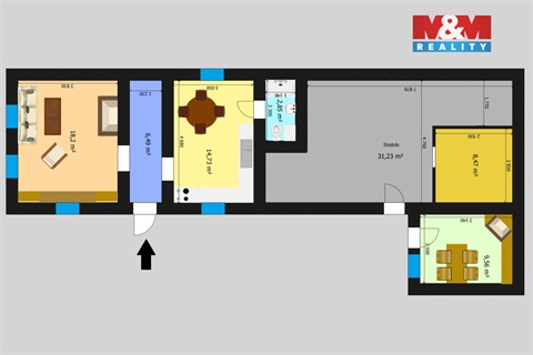 Prodej chaty / chapuly, 60 m² 6