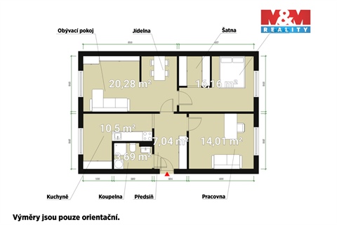 Prodej bytu 3+1, 72 m² - 18