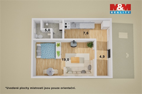 Prodej chaty / chapuly, 36 m² - 18