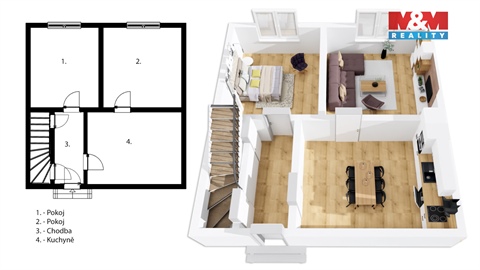Prodej rodinného domu, 56 m² - 8