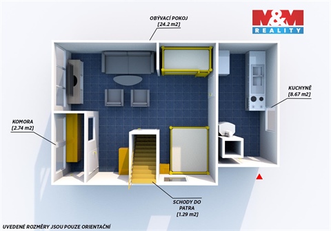 Prodej chaty / chapuly, 30 m² - 14