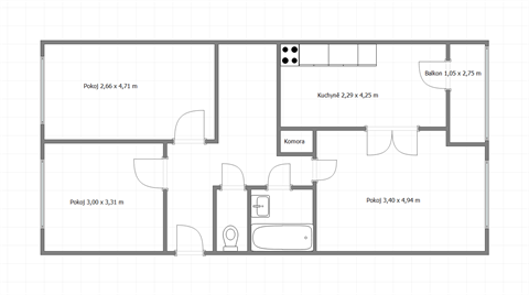 Prodej bytu 3+1, 62 m² 18
