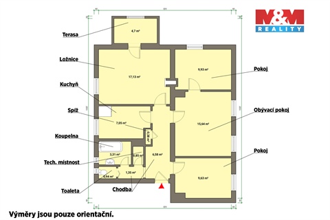 Prodej bytu 4+1, 80 m² 4
