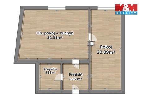 Pronájem bytu 2kk, 67 m² 6