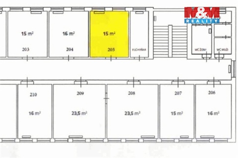 Pronájem kanceláře, 15 m² 8
