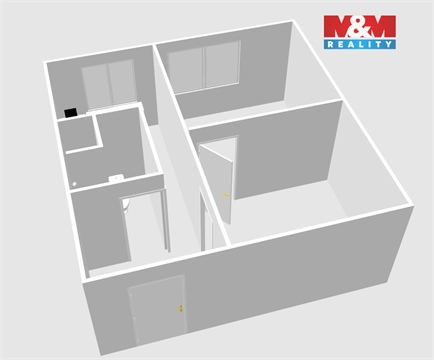 Pronájem bytu 2+1, 35 m² 4