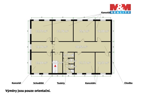 Pronájem kanceláře, 205 m² - 14