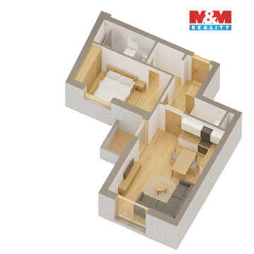 Prodej bytu 2kk, 68 m² 28