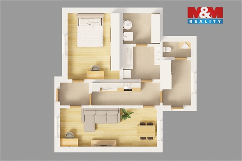 Prodej rodinného domu, 66 m² - 10