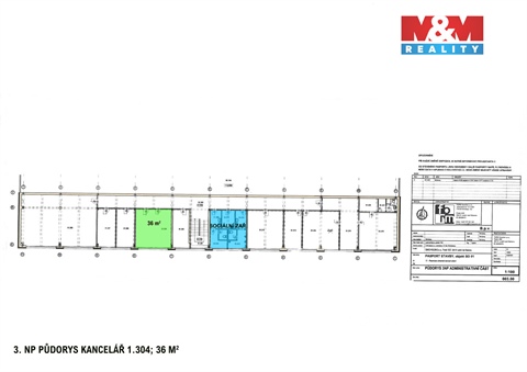 Pronájem kanceláře, 36 m² - 8