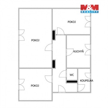 Prodej bytu 3+1, 56 m² - 4