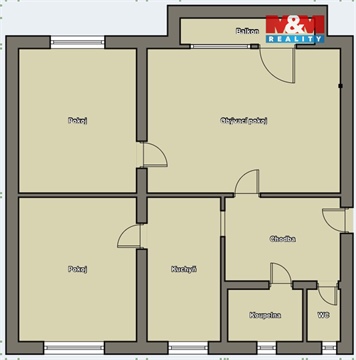 Prodej bytu 3+1, 70 m² 20