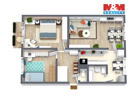 Prodej bytu 3+1, 75 m² - 12