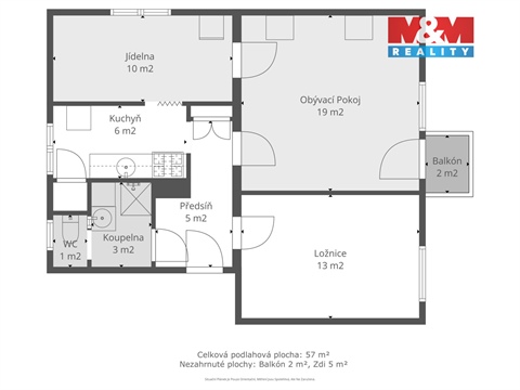 Prodej bytu 3+1, 55 m² - 22