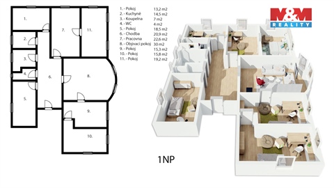 Prodej rodinného domu, 420 m² 18