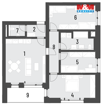 Prodej bytu 4kk, 93 m² - 4