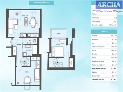 Prodej bytu 3kk, 98 m² - 10