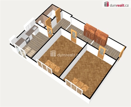 Pronájem bytu 2+1, 65 m² 14