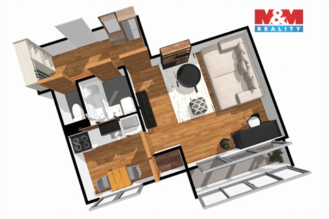 Prodej bytu 1+1, 32 m² - 14