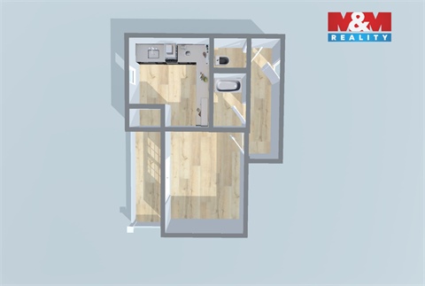 Prodej bytu 1+1, 31 m² 12