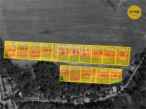 Prodej stavebního pozemku, 1 108 m² - 0