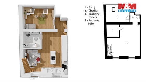 Prodej bytu 4kk, 136 m² 0