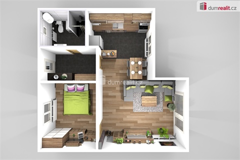 Pronájem bytu 2kk, 56 m² - 6