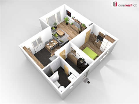 Pronájem bytu 2kk, 56 m² 6