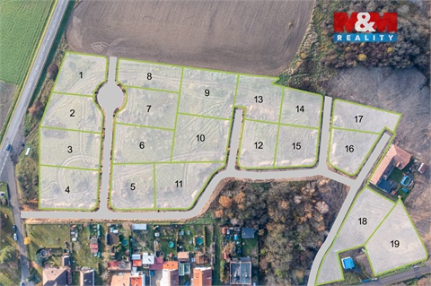 Prodej stavebního pozemku, 1 192 m² 2