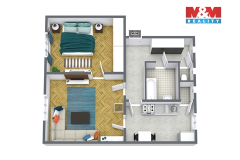 Prodej bytu 2+1, 61 m² 4