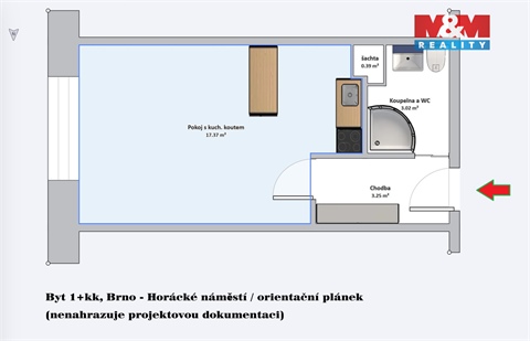 Prodej bytu 1kk, 24 m² 6