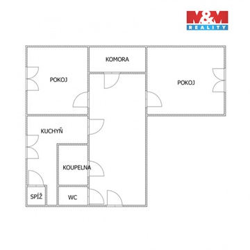 Prodej bytu 2+1, 58 m² 8