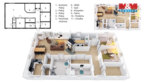 Prodej stavebního pozemku, 969 m² - 8